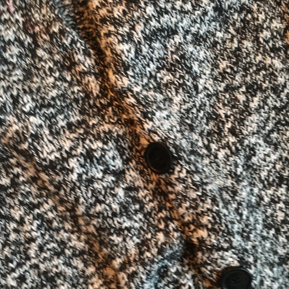 Black and white sweater